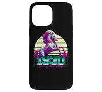 1930 Année du Cheval rétro années 80 Vaporwave Zodiaque Chinois Coque pour iPhone 13 Pro Max