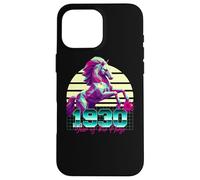 1930 Année du Cheval rétro années 80 Vaporwave Zodiaque Chinois Coque pour iPhone 16 Pro Max