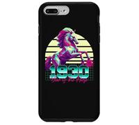 1930 Année du Cheval rétro années 80 Vaporwave Zodiaque Chinois Coque pour iPhone 7 Plus/8 Plus