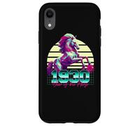 1930 Année du Cheval rétro années 80 Vaporwave Zodiaque Chinois Coque pour iPhone XR