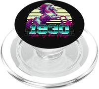 1930 Année du Cheval rétro années 80 Vaporwave Zodiaque Chinois PopSockets PopGrip pour MagSafe