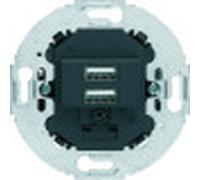 1930 Chargeur USB A+A 3A anthracite - HAGER 260215