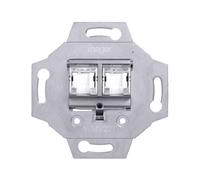 1930 RJ45 double Cat 6 STP - APPAREILLAGE MURAL 1930 HAGER WMV227