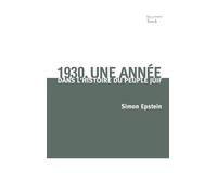 1930, une année dans l'histoire du peuple juif