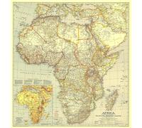 1935 Carte de l'Afrique