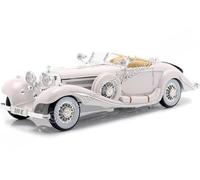 1936 Mercedes-Benz 500k Typt SpecialRoadster Blanco Perla 1:18 Food Premiere 360