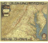 1938 - Carte des tronçons historiques et panoramiques de la capitale nationale