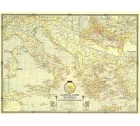 1940 Terres classiques de la Méditerranée (carte)