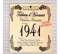 1941-Tableau d'honneur De La Chanson Française