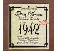 Tableau D'honneur De La Chanson Française De 1942