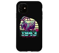1943 Année de la Chèvre Anniversaire Année 80 Signe du Zodiaque Chinois Rétro Coque pour iPhone 11