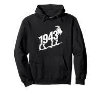 1943 Chèvre - Année du Zodiaque Chinois personnalisé Word Art Sweat à Capuche