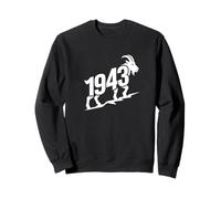 1943 Chèvre - Année du Zodiaque Chinois personnalisé Word Art Sweatshirt