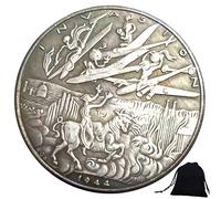 1944 Pièce historique de Grande Allemagne sculptée à la main - Pièce de monnaie romaine commémorative - Pièce de monnaie européenne Reichsmark
