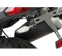 Puig 1945N Kit de Support Clignotant pour Plaque d'immatriculation Noir