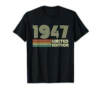1947 Vintage Rétro Cadeau Anniversaire 80 Ans Hommes Femmes T-Shirt