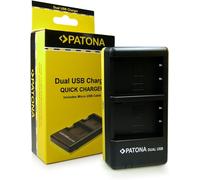 1948 Chargeur pour Batterie BLS-5 BLS-50 BLS-1-Compatible avec Olympus Om-System-USB Dual Chargeur