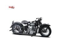 (1948 FL Panhead) Maisto 1:18 Harley-Davidson Moto 1948 FL Panhead modèle de voiture en alliage
