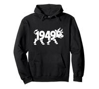1949 Buffle - Art de Mot personnalisé de l'année du Zodiaque Chinois Sweat à Capuche