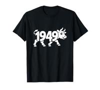 1949 Buffle - Art de Mot personnalisé de l'année du Zodiaque Chinois T-Shirt
