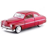 1949 Mercury Coupe Rouge Métallisé 1:24 Moteur Max 73225