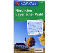 195 bayerischer wald nordlicher 1/50 000 - Collectif - Kompass Karten - broché - Atlas / carte