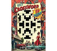 1950's Crossword: Crossword Puzzles with Easy to Read Print About the 1950's, Hot rods, Poodle Skirts, and More | 6x9 inches, 92 pages | 59 Puzzles ... Gift for Vacations, Holidays, and Free Time