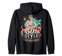 1950s Outfits for Women Vintage Retro Rockabilly Style Sweat à Capuche