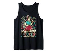 1950s Retro Rockabilly Pinup Vintage Style for Women Débardeur