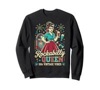 1950s Retro Rockabilly Pinup Vintage Style for Women Sweatshirt