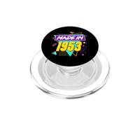 1953 Fête d'anniversaire rétro sur Le thème des années 90 PopSockets PopGrip pour MagSafe