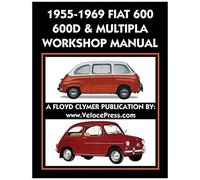 1955-1969 Fiat 600 - 600d & Multipla Factory Workshop Manual
