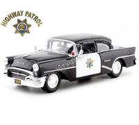 1955 Buick Centuri Police Patrol Noir/Blanc 1:26 Maisto 31295