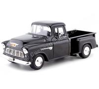 1955 Chevrolet 5100 Stepside Noir 1:24 Motor Max 73236