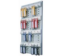 [1956-10] DURABLE Tableau Armoire à clés KEY BOARD 24 clés Gris