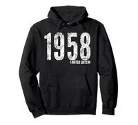 1958 Édition limitée classique Born in 1958 Retro Birthday Sweat à Capuche