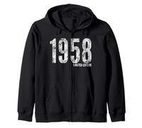 1958 Édition limitée classique Born in 1958 Retro Birthday Sweat à Capuche