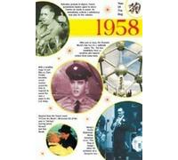 1958: the Time of Your Life [Import anglais]