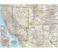 1959 Carte du sud-ouest des États-Unis
