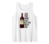 1959 J'aime Le Bon VIN, Je M'AMÉLIORE avec L'ÂGE, Meme d'anniversaire Débardeur