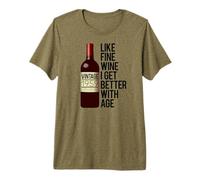 1959 J'aime Le Bon VIN, Je M'AMÉLIORE avec L'ÂGE, Meme d'anniversaire T-Shirt Haut de Gamme