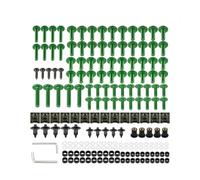 195Pièces M5 M6 Vis Boulons De Moto Vis Boulon Juste Pour YZF R1 R15 R25 R3 R6 R125 R15 R25 Vis Écrous(VERT)
