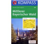 196 bayerischer wald mittlerer 1/50 000 - Collectif - Kompass Karten - broché - Atlas / carte