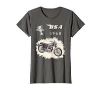 1960 Big Valve Super Rocket Moto Vintage Ad T-Shirt, Femme, Asphalte, M