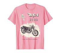1960 Big Valve Super Rocket Moto Vintage Ad T-Shirt, Homme, Rose, M