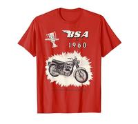 1960 Big Valve Super Rocket Moto Vintage Ad T-Shirt, Homme, Rouge, 3XL
