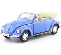 1960 Volkswagen VW Coccinelle Cabrio Bleu Clair 1:24 Welly 22091