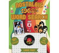 1960s Large Print Word Search: Big Font Word Find Puzzle Book for Adults and Seniors - Relaxing Nostalgic Puzzles and Fun Facts All About the 1960s