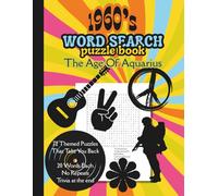 1960's Word Search Puzzle Book: The Age Of Aquarius