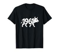1961 Buffle - Art de Mot personnalisé de l'année du Zodiaque Chinois T-Shirt
